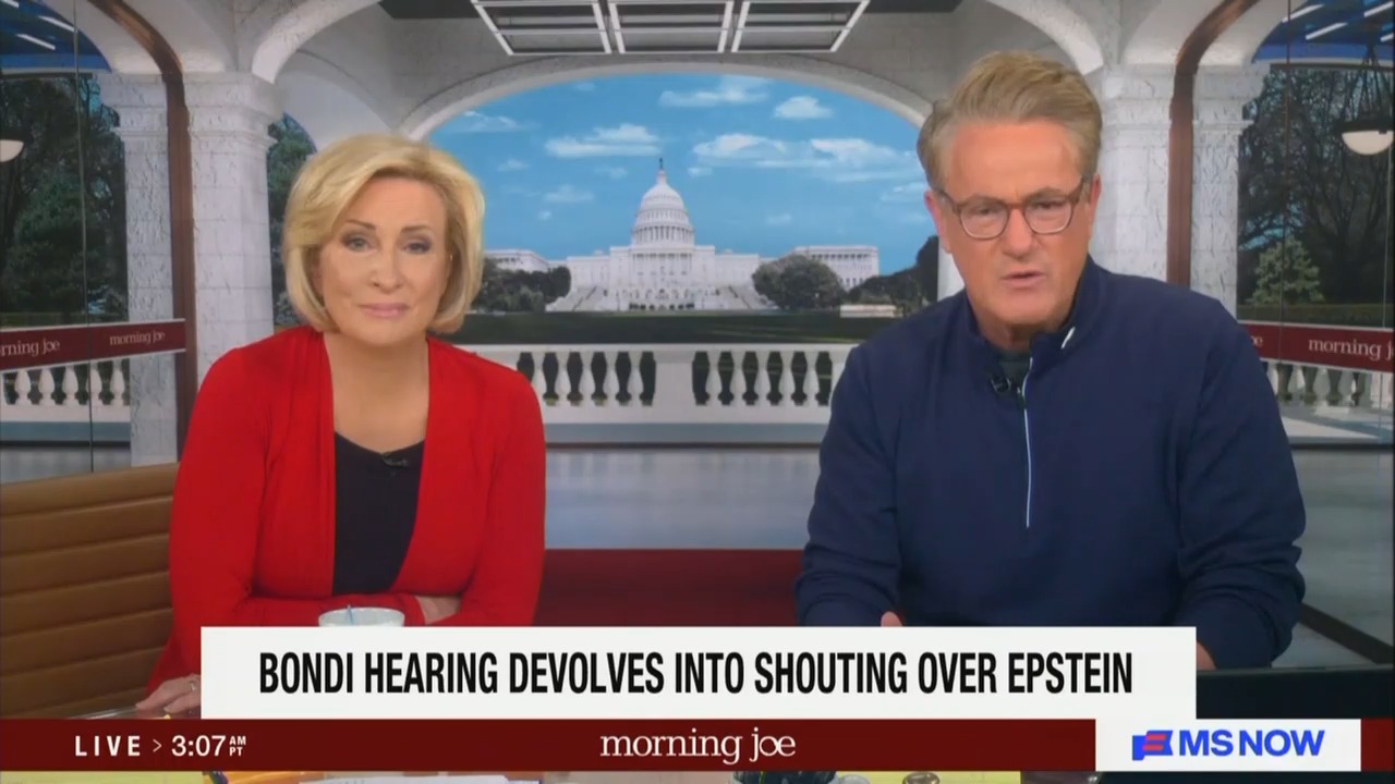 Morning Joe Critiques Pam Bondi's Handling of Epstein Hearing